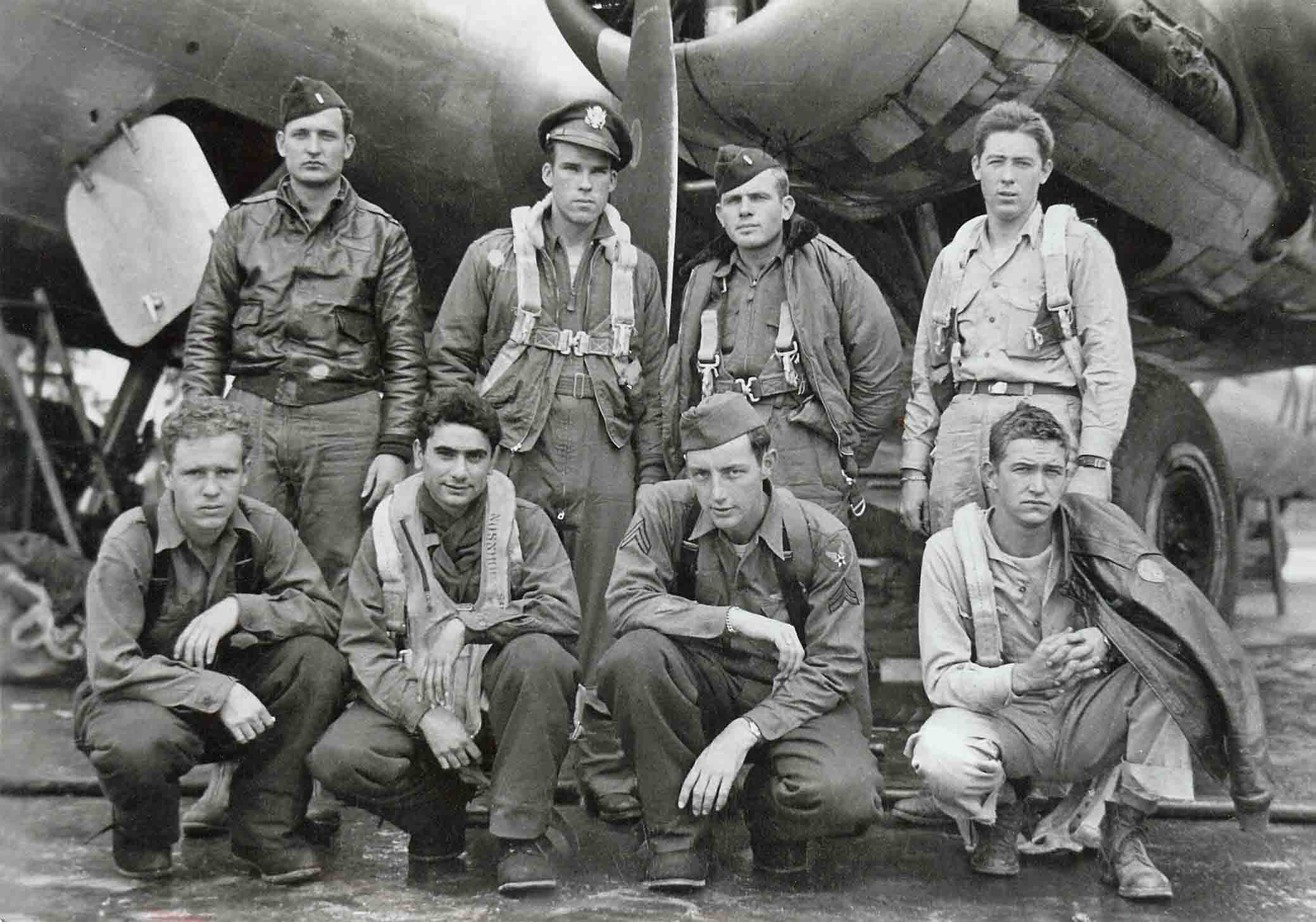 Evans' Crew - 602nd Squadron - 29 July 1944